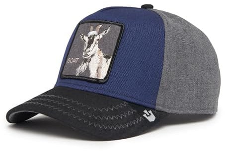 Goorin Bros. All Over Wool Collection Trucker Mütze für Damen und Herren, Marineblau (Goat Field 100), Einheitsgr��e