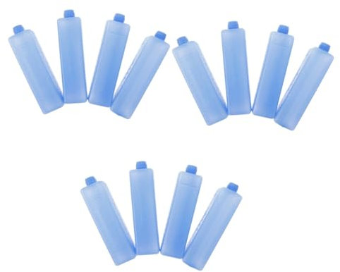 Warmhm 12 Stk Eisbox-Klimaanlage Eisakku kühlbehälter kühlelement Gefrierblöcke Rucksack Eiskühler Lunchpakete, Eisbeutel -Kühltasche cooler Kühler Eisblöcke Sport Blue