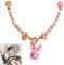 IXYHKB Kinderwagenkette Holz Baby, Kinderwagen Kette für Babys, Kinderwagenspielzeug Mädchen Junge,Spielzeug Aufhängen an Babyschale Kinderbett für Babys und Kleinkinder ab 0+ Monaten (Kaninchen)