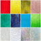 12 Stück Buntglas Blätter,10,2x15,2cm Geriffeltes Buntglas,Buntglas Zubehör für Buntglas Projekte Vielfalt Mosaik Glas Kunst Buntglas Verschiedene Kathedrale Glas für DIY Home Decoration