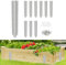 10 pack Sleepers Brackets, Sleeper Stakes for Driveway Heavy Duty, Galvanised Steel Railway Sleeper Bracket, Garden Stake for Edging Edge Timber Planter Beds