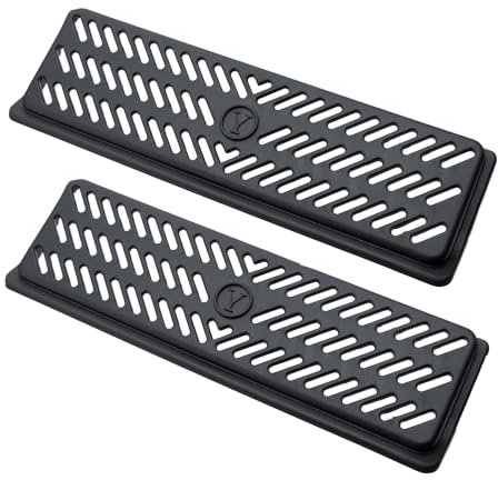 GisWell 2 Stück Entlüftungsabdeckung für Tesla Y, Entlüftungsgitter Schutzsatz Ersatz Klimaanlagen, für Model Y 2021-2024, Schwarz