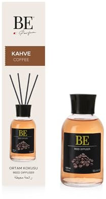 BE Parfum Duftstäbchen Raumduft Stäbchen Set Diffuser Verschiedene Düfte 110 ml (Kaffee (Coffee))