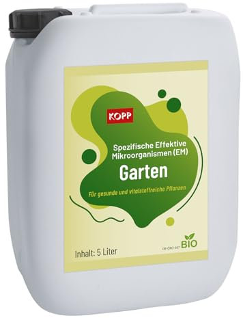 KOPP Garten - Bio - Spezifische Effektive Mikroorganismen (EM) - flüssig (5 Liter)