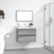 Snsowed Set de Muebles de baño 2 pzas Madera contrachapada Gris Sonoma, Muebles para Baño, Muebles para Lavabo, Armario Baño - 815736