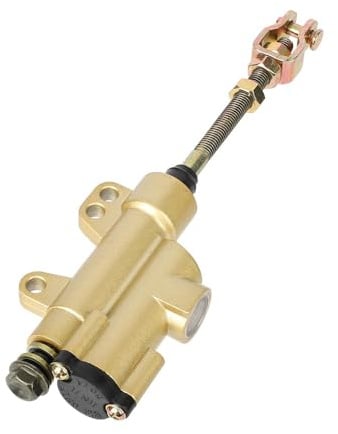 Mabutingti Hintere Hauptbremszylinder passend für Chinesische Dirt Pit Bikes Sunl Pitster Thumpstar 110 125 140cc (GOLD)