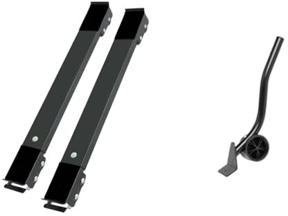 Base Lavatrice Supporto for lavatrice, base mobile rialzata for frigorifero, supporto con ruote, accessori for cucina e bagno(Black Suit)