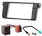 carav 10-498-3-67 Doppel DIN Autoradio Radioblende Einbauset DVD Dash Installation Kit für 3er 3-Serie (E46) 1998–2005 Faszie mit 173 * 98 mm + ISO Adapter + Antennenadapter fakra