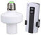 Demiawaking Base Lampadina Elettronico E27 con Telecomando Presa di Luce Portalampada per Casa Ufficio