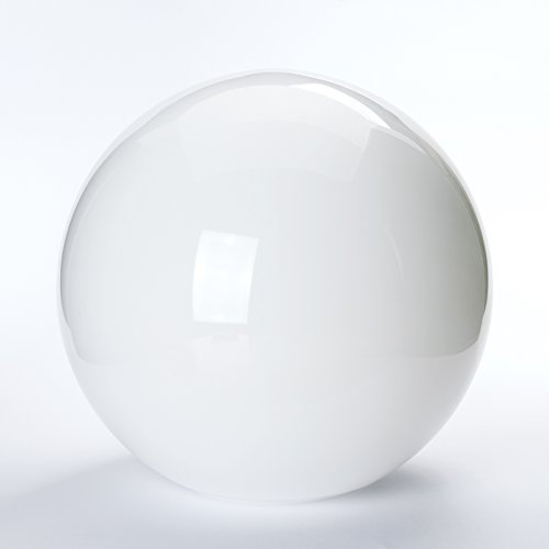 Boule en verre avec trou Plusieurs tailles Abat-jour en verre opale blanc brillant Verre de rechange Abat-jour boule en verre, D:300mm Loch:120mm
