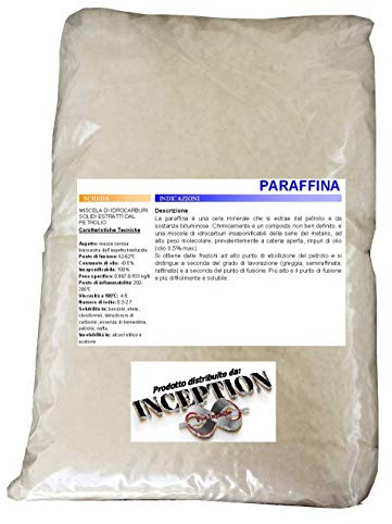 Inception Pro Infinite - Paraffinwachs für Kerzen - Tropfen - weiß - 1kg