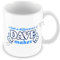 What A Difference A Dave Makes Ceramic White 11oz Mug by FT
