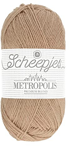 Scheepjes Metropolis 50g - 067 Buenos Aires Ecru Knitting and Crochet Yarn