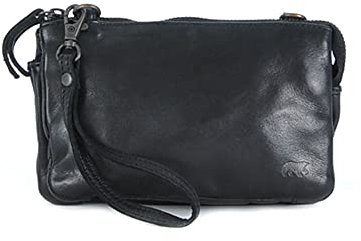 Bear Design Cow Lavato Uma Crossbody Schoudertas Zwart