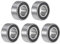 sourcing map 5 Stück Kugellager 63003-2rs Rillenkugellager Doppelgeschirmt Chromstahl Z2 ABEC1 17 mm x 35 mm x 14 mm