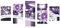 Ohok 5D Diamond Painting 5 teilig Kombination Full Kits, DIY Diamond Malerei Set Kunst Handwerk Strass Stickerei Painting Bilder Dekoration für Haus Wand Dekor (Blumenschmuck-45x95cm)
