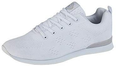 Dek Target Unisex Lace Bowls Trainers Bowling Shoes (White, Numeric_11)