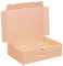 smiley pack 200 Maxibriefkartons 350 x 250 x 50 mm braun (200 Stück) DIN A4+ B4 Maxibrief Versandkarton für DHL DPD GLS Hermes Warensendung Büchersendung mit Steckverschluss