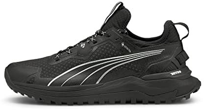 Puma Herren Trail Running Schuhe Voyage Nitro GTX 195167 Puma Black-Metallic Silver 44.5