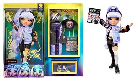 RAINBOW HIGH Vision Royal Three K-Pop Poupée Mannequin - Tessa Park - avec 2 Tenues de Mode à Assortir avec 1 Casque avec Micro et Accessoires du Groupe - 6 Ans Plus