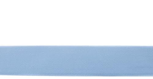Elastische flache Gummibänder-40mm-Uni-100 cm-Meterware-Nähen, Patchwork, Befestigung & Bastelarbeiten (Altblau)