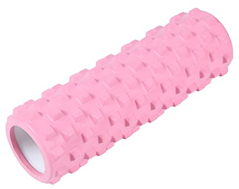 LTLCLZ 30Cm Yoga Spalte Gym Fitness Foam Roller Pilates Yoga Übung Rückenmuskel Massage Roller Soft Yoga Block Muscle Roller,Rosa