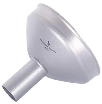 iBasingo Mini embudo de titanio pequeño aceite líquido metal embudo pistón caja de vino accesorios herramienta de cocina portátil Ti3070D