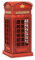 Moritz Blech-Deko Spardose Telefonzelle England rot Blechdekoration Blechmodell Modellauto Retro Sammlerstück Vintage Deko Nostalgie Antik Style