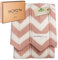 MOYO Babydecke Ruhiger Fjord in Rosé I 70x90cm I Atmungsaktive Kuscheldecke aus 100% GOTS-Bio-Baumwolle I Weiche Baby-Bettdecke für Junge & Mädchen I Baumwolldecke Geburt