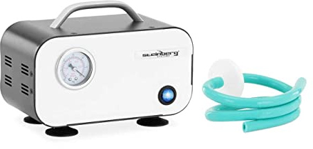 Steinberg Systems SBS-LAB-123 Vakuumpumpe/Druckpumpe Manometer 10 L/min elektrische Vakuumpumpe ölfrei