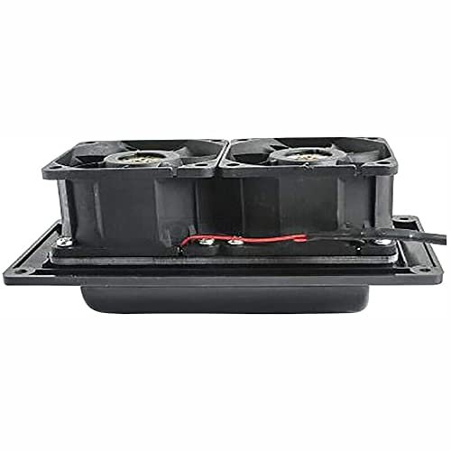 Unifizz Rejilla de ventilación lateral de 12 V, rejilla de ventilación para autocaravana, caravana, remolque, rejilla de aire para coche