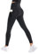 GymCope Leggings Damen Schwarz, Sporthose Damen High Waist mit Handytaschen, Yogahose Jogginghose Damen Blickdicht für Yoga, Wandern, Running, Mode