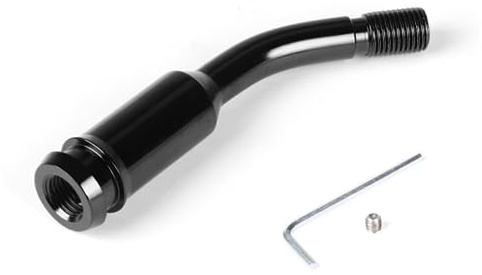 Viviance Auto Schalthebel Schaltknüppel Hebel Aluminium Schaltknauf Verlängerung kompatibel mit VW T4 1990-2003 - Schwarz