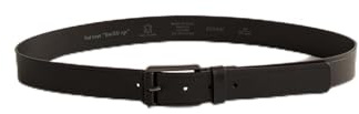 Ted Baker Herren Linded Embossed Leather Belt Gürtel, Schwarz, 46