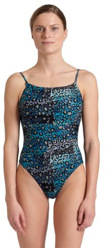 Arena Damen Women's Arena Water Print Swimsuit One Piece Swimsuit (1er Pack)