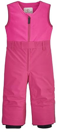 first instinct by killtec Kinder Wärmende Latzhose mit Schneefang FISW 34 MNS SKI PNTS, fuchsia, 98, 42256-000