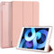 4UBonLife Coque pour iPad 6ème/5ème génération 9,7 Pouces 2017/2018, Étui de Protection Léger Coque Arrière en PC Rigide Translucide Givré pour Apple iPad 6/5 Gen,Or Rose