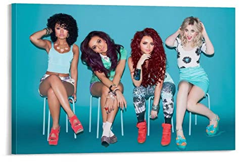 WYYXF Leinwandbild Prominente Little Mix Hot Girls Music Art Poster und Wandkunst Picture Print Modern Family Room Decor ohne Rahmen (30 x 50 cm)