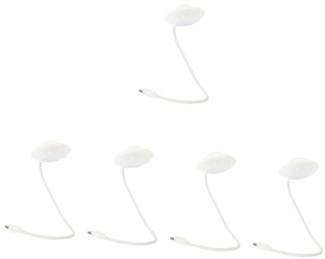 Cabilock 5 Pièces USB Soucoupe Volante Lumière Lampe De Table Lampe De Bureau Lampe De Table Lampe De Lecture En Plastique LED Lampe De Bureau Étudiants Lumière D'Étude Lampe De Lecture De