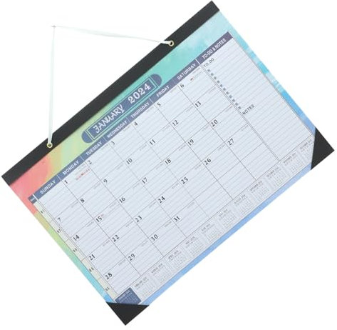 Tofficu Wandkalender Monatskalender Familienkalender Terminkalender Für Täglichen Gebrauch Im Zimmer Kalender Zum Aufhängen Mit Platz Für Ziele Und To-do-listen