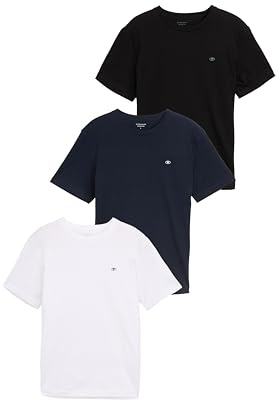 Tom Tailor Herren Basic T-Shirts im 3er-Pack
