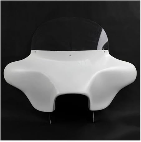 Carenabris carenado Altavoces Blancos 6x9 Carenado De Murciélago Desmontable para H&Arley Road King Custom Classic FLHRC 1994-2013 Pantalla De Protección contra El Viento