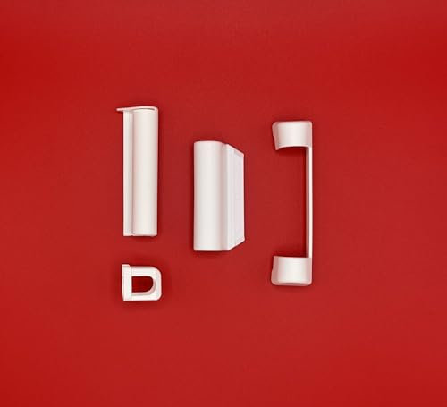 Maco Abdeckkappen - Set weiß Multi - Matic und Multi - Trend Scherenlager, Ecklager, Ecklagerband (1er Set weiß für Falzecklagerband links)