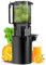 Cold Press Juicer, 5.4 Wide Feed Chute Juice Extractor Machine with 400W, High Juice Yield, Slow Masticating Juicer for Whole Vegetables & Fruits, Black