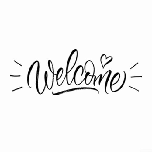 Peel and Vinyl Letters for Front Door Decor, Removable Wall Decal for Homes