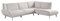 KAWOLA Ecksofa Cord Sofa Cremeweiß Calla Eckcouch L Form, Wohnlandschaft, Couch Beige, Sofa L Form