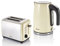 Swan Townhouse Cream 1.7L Jug Kettle & 2 Slice Toaster. Contemporary, Modern Design Matching Kettle and Toaster Set in Cream