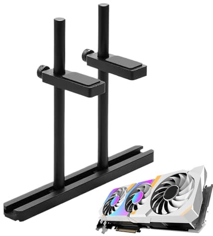 GPU Durchhangstütze,GPU Halterung - Vertikale Standhalterung Zubehör Platzsparend Für PC Videobearbeitung Montage Grafikprozessor
