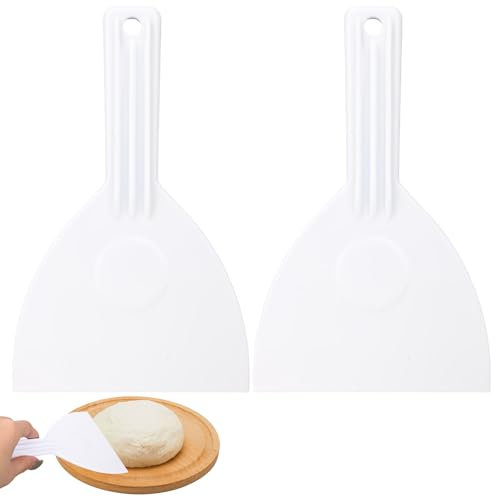 Spatule Pizza, 2 Pièces Plastique Idéale Pour Gratter Former La Pâte à Pizza Parfait Pour La Préparation Et Le Portionnement De Pâte Outil De Cuisine Pratique Pour Les Amateurs De Pizza
