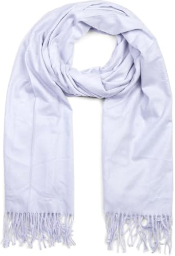 styleBREAKER Unisex Web-Schal Viskose Fransen | 70x182 cm großes Format für flexible Styling-Optionen, wärmendes Material für den Winter, auch als Schultertuch drapierbar.